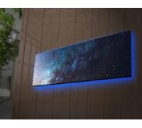 Opviq, 3090NASA-LED4312, Bunt, cuadros sobre lienzo, 30 x 90 cm, 100% lienzo de gamuza