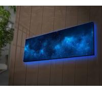 Opviq, 3090NASA-LED4317, Bunt, cuadros sobre lienzo, 30 x 90 cm, 100% lienzo de gamuza