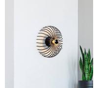 Opviq Aplique de pared Aspendos N-645, negro, metal, Ø 36 cm, E27
