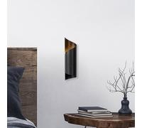 Opviq Aplique de pared Sivani MR-838 altura indirecta 35cm negro