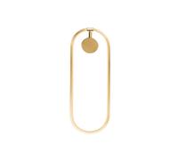 Opviq Can - 13557 Aplique de pared metálico dorado