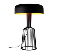 Opviq Fellini - MR-123 Lámpara de mesa Negra y Dorada