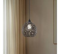 Opviq Lámpara colgante Fellini MR-785 1 luz Ø 25cm negro