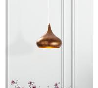 Opviq Lámpara colgante Muba 11550, latón bruñido, metal, Ø 26 cm
