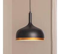 Opviq Lámpara colgante Sivani MR-826, negro/dorado, metal, Ø 30 cm