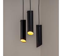 Opviq Lámpara colgante Sivani MR-979, negro, hierro, 3 luces redonda