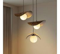 Opviq Lámpara colgante Vatoz, 3 luces, negro, Ø 50 cm, metal