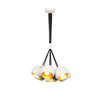 Opviq Lámpara de araña Sivani - MR-628 en Blanco y Dorado