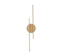 Opviq Lámpara de pared Dorada con LED Integral
