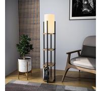 Opviq Shelf Lamp - 8115 Negra y Dorada