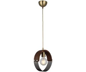 Opviq Manya - 52-01 Lámpara de Araña de Metal y Madera en Color Antigüedad