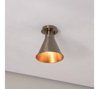 Opviq Plafón Berceste N-679, cobre envejecido, metal, Ø 20 cm