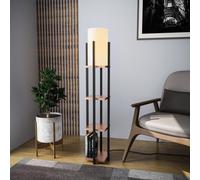Opviq Shelf Lamp - 8113 Negro y cobre