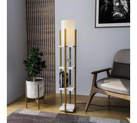 Opviq Shelf Lamp - 8119 Oro y blanco