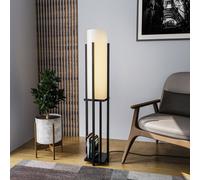 Opviq Shelf Lamp - 8125 Lámpara de pie negra con estante