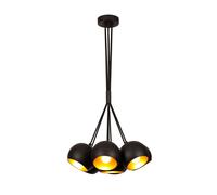 Opviq Sivani - MR-630 Lámpara de araña negra y dorada