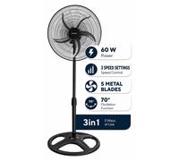 Opviq, ventilador de pie modelo KTF-340, color , 100% ABS, dimensiones: 50 x 50 x 132 cm