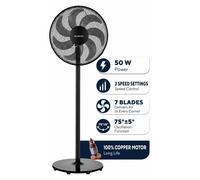 Opviq, ventilador de pie modelo KTF-760, color , 100% ABS, dimensiones: 45 x 40 x 130 cm