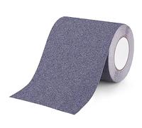 OQingluan Cinta Antideslizante Escaleras, 15cm*10m | Cinta Antideslizante de Alta Tracción, Cinta Antideslizante Seguridad Adhesiva Respaldados, Impermeable, Gris