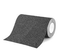 OQingluan Cinta Antideslizante Escaleras, 25cm*10m | Cinta Adhesiva Antideslizante para Interiores y Exteriores, Impermeable, Recortable, Negro