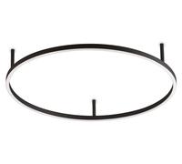 Oracle Modern Lámpara de techo de aluminio-Materiales plásticos Negro Led 38W 3000K