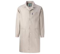 Oralidera Batas de Laboratorio para Hombres Camisa de Taller Mecanico Batas de Trabajo, Beige, S