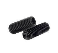 ORANXIN Casquillo del zócalo Tornillos de presión Nivel 12.9 Aleación de aceroZócalo Hexagonal Tornillo Sin Cabeza Perilla Allen M10 x 30mm 10 Pcs