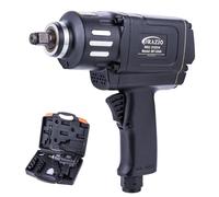 ORAZIO Juego de Llave de Impacto Neumática 1/2" 1200 N.M con 8 Vasos de 12-24 mm Profesional Pistola Impacto Neumatica para Garaje Coche Camión de Pernos Rueda Instalación Extracción