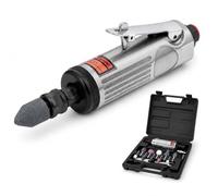 ORAZIO Kits de Amoladoras rectas de Aire 16 Piezas, Mini Amoladora Recta Neumática para Reparación de Neumáticos y Otras Aplicaciones, con Accesorios de 3mm 6mm 212505B