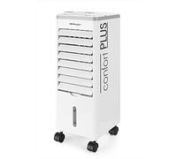 Orbegozo AIR 35 - Climatizador Evaporativo 3 en 1, 3 Velocidades, Aspas Orientables, Depósito de 3 L, Silencioso, Filtro Lavable, 60 W, Blanco