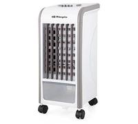 Orbegozo AIR 40 Climatizador evaporativo 3 en 1, acumuladores de frío, depósito de 3.5 l, aletas direccionales, ruedas pivotantes, 3 velocidades, 65 W