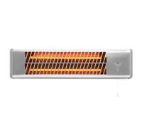 Orbegozo BB 5000 - Estufa de baño, 2 niveles de potencia, 2 barras de cuarzo, kit de montaje pared, 1200 W
