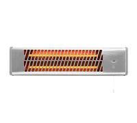 Orbegozo BB 5000 - Estufa de baño, 2 niveles de potencia, 2 barras de cuarzo, kit de montaje pared, 1200 W