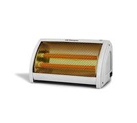Estufa de cuarzo orbegozo bp 3200 1000w 2 niveles especial baño blanco