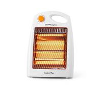 Orbegozo Estufa de cuarzo BP 5007 – 800 W, 2 niveles, 2 barras, asa de transporte, blanco