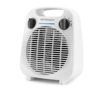 Orbegozo Calefactor Eléctrico FH 5041, 2000 W, 3 Posiciones de Funcionamiento, Calor Instantáneo, Diseño Vertical, Función Ventilador, Color Blanco