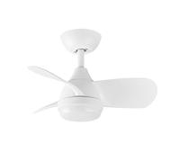 Orbegozo CP 142060 Ventilador de techo 60 cm 35W motor DC 6 velocidades 3 aspas silencioso mando a distancia LED 24W 2400 lm 3000-6000K reversible verano/invierno temporizador 1-8h 2 tijas
