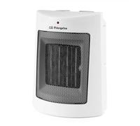 Orbegozo CR 5013 - Calefactor cerámico, termostato ajustable, luz indicador de funcionamiento, sistema antivuelco, 2 niveles de potencia, protección contra sobrecalentamiento, 150