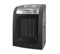 Orbegozo Calefactor cerámico CR 5017 – 1500 W, 2 niveles, termostato regulable, negro