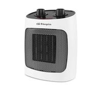 Orbegozo CR 5031 - calefactor cerámico, 3 posiciones de funcionamiento, modo ventilador, termostato regulable, base antideslizante, asa de transporte, 2000 W