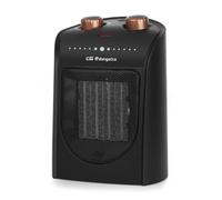 Orbegozo CR 5038 - Calefactor cerámico, 2 Niveles de potencia, Modo ventilador, Asa, Protección Sobrecalentamiento, 1800 W