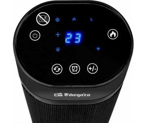 Orbegozo CR 5039, calefactor eléctrico con ventilador, de cerámica, para uso interior, de pie, para colocar en el suelo o en una mesa, color , con indicador LED