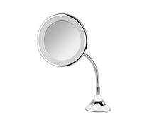 Espejo Cosmético de Pared con Luz Orbegozo ESP 1020/ Telescópico/ Ø17cm