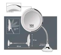 Orbegozo esp 1020 espejo para maquillaje ventosa alrededor plata, blan