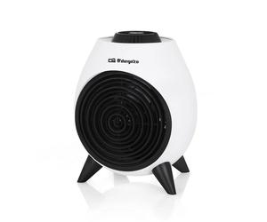 Orbegozo FH 5037 Calefactor Termoventilador 2000W - Selector Rotativo de 3 Posiciones, Función Aire Frío, Termostato Regulable y Asa de Transporte