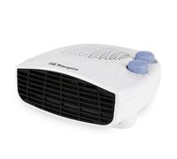 Orbegozo FH 5127, Calefactor bajo consumo, 2000 W, control ajustable de la temperatura mediante termostato, protección contra sobrecalentamiento, luz indicadora encendido, color blanco