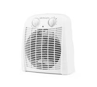 Orbegozo FH 7000 Calefactor de Baño 2000W - Termoventilador Apto para Baños IP21 con 2 Niveles de Calor (1000W/2000W), Modo Ventilador, Termostato Regulable, Asa de Transporte y Protección