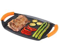 Orbegozo Plancha Grill GDB 3600 36cm Negro - Aluminio fundido, antiadherente, apta para lavavajillas