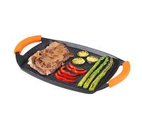Orbegozo Plancha Grill GDB 3600 36cm Negro - Aluminio fundido, antiadherente, apta para lavavajillas