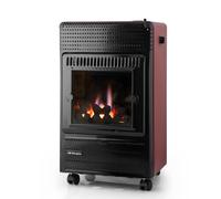 Orbegozo HBF 95 Estufa de Gas Llama Azul 3500W - Efecto Fuego Real y Leña Cerámica, Triple Sistema de Seguridad, Encendido Piezoeléctrico y Clase A